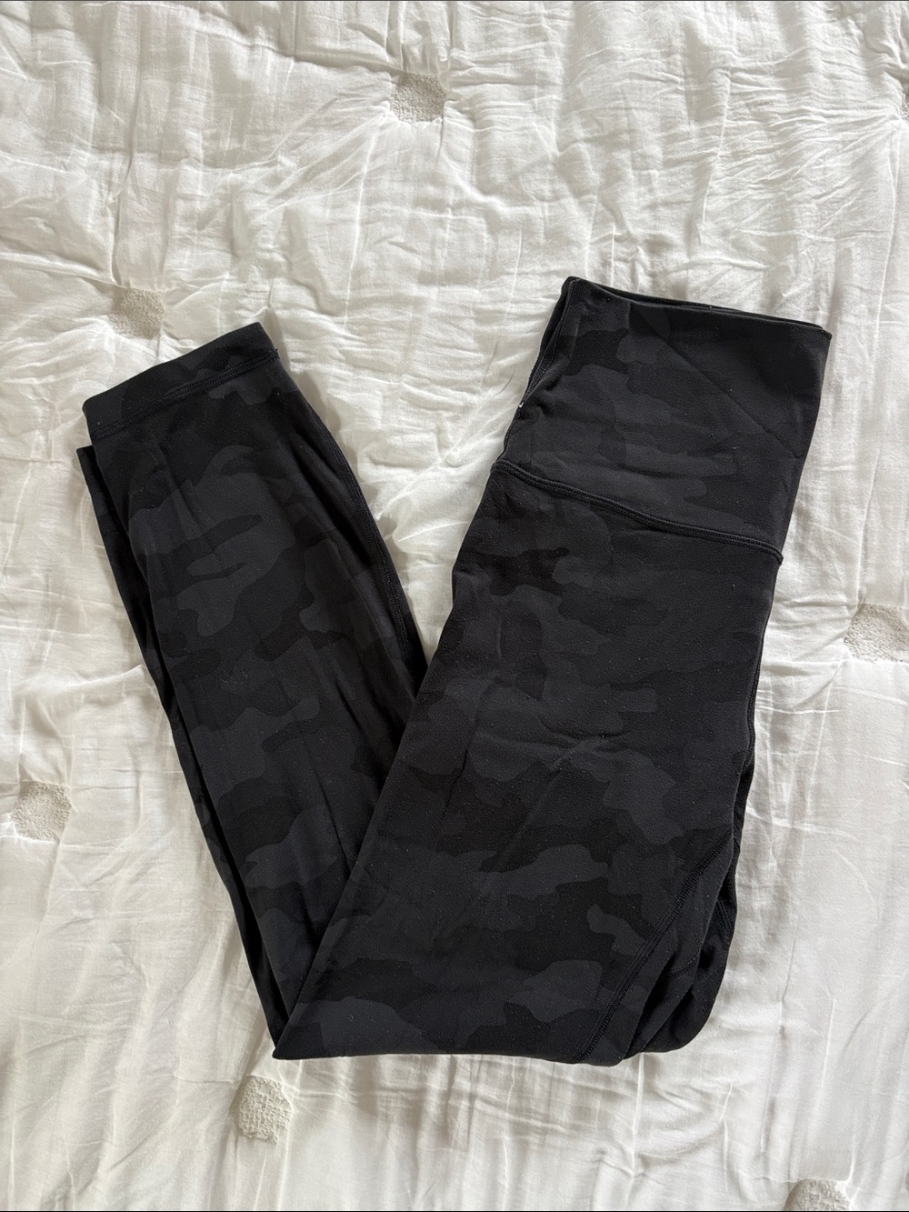 lululemon athletica Black Subtle Camo Leggings